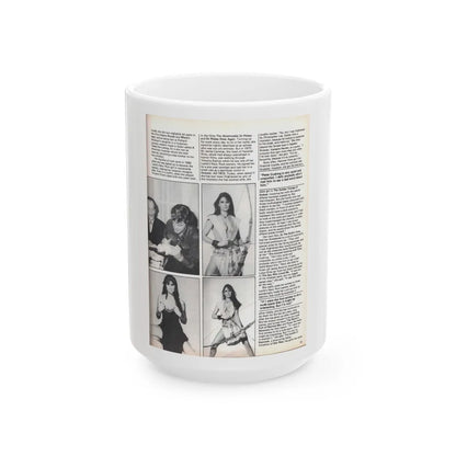 Caroline Munro #370 - Starbust Mag. #24 August '80 (Vintage Female Icon) White Coffee Mug-15oz-Go Mug Yourself