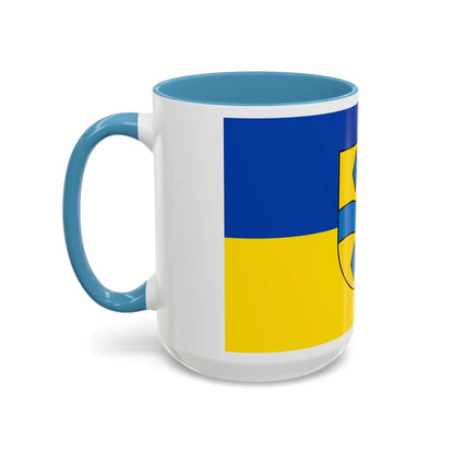 Flag of Enzkreis Germany - Accent Coffee Mug-Go Mug Yourself