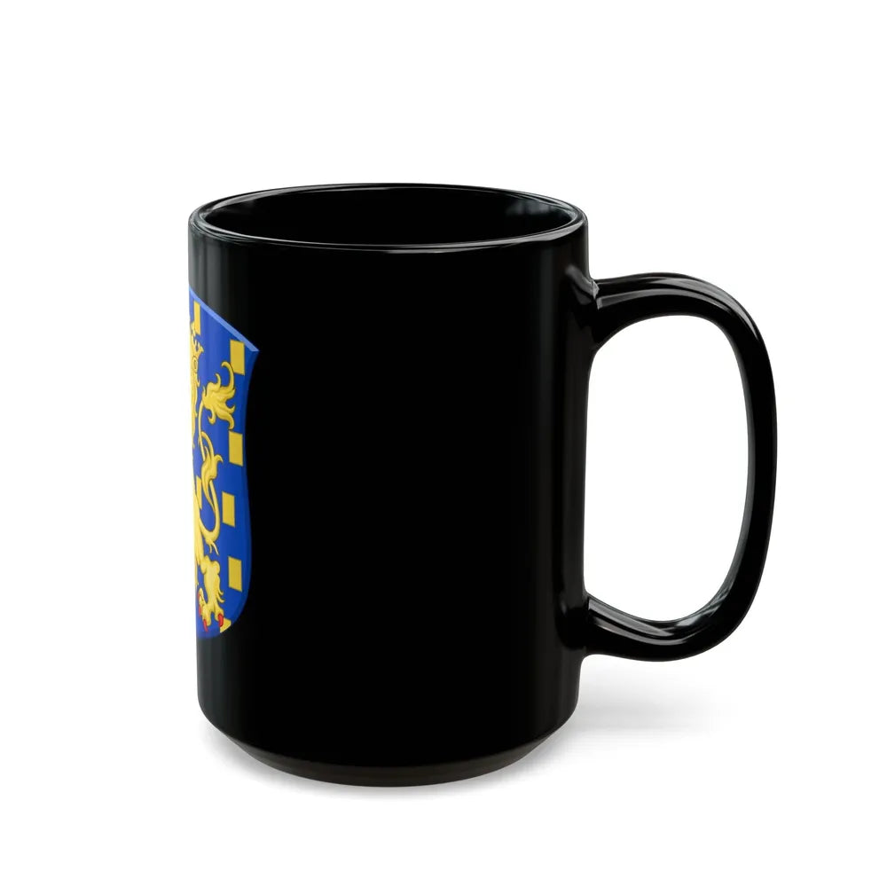 Royal Arms of the Netherlands - Black Coffee Mug-Go Mug Yourself