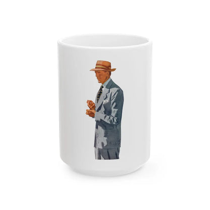 Fashion Illustration, Esquire magazine, 1949 (2) - White Coffee Mug-15oz-Go Mug Yourself