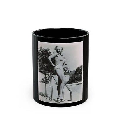 Greta Thyssen #55 (Vintage Female Icon) Black Coffee Mug-11oz-Go Mug Yourself