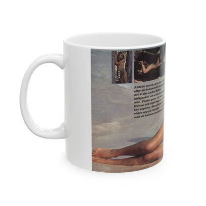 Julie Ege #94 - See through wet top 1 (Vintage Female Icon) White Coffee Mug-Go Mug Yourself