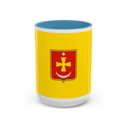 Flag of Konotop Ukraine - Accent Coffee Mug-15oz-Light Blue-Go Mug Yourself