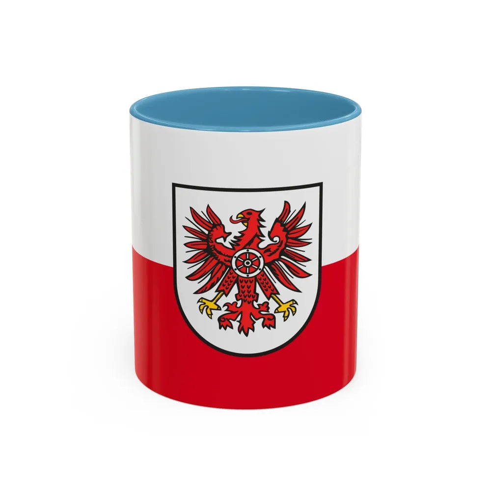 Flag of Eichsfeld Germany - Accent Coffee Mug-11oz-Light Blue-Go Mug Yourself