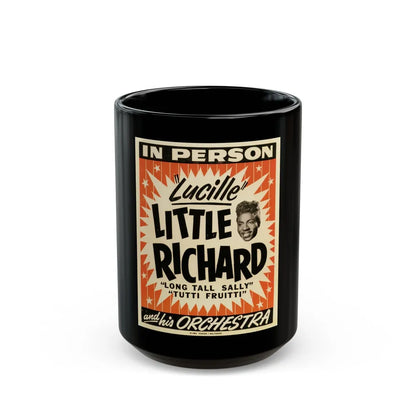 Little Rickard (Music Poster) Black Coffee Mug-15oz-Go Mug Yourself