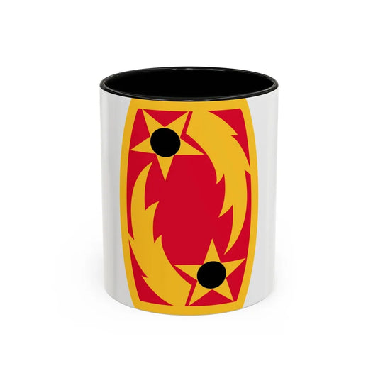 69th Air Defense Artillery Brigade (U.S. Army) Accent Coffee Mug 11oz Black - Go Mug Yourself