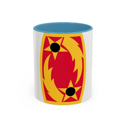 69th Air Defense Artillery Brigade (U.S. Army) Accent Coffee Mug 11oz Light Blue - Go Mug Yourself