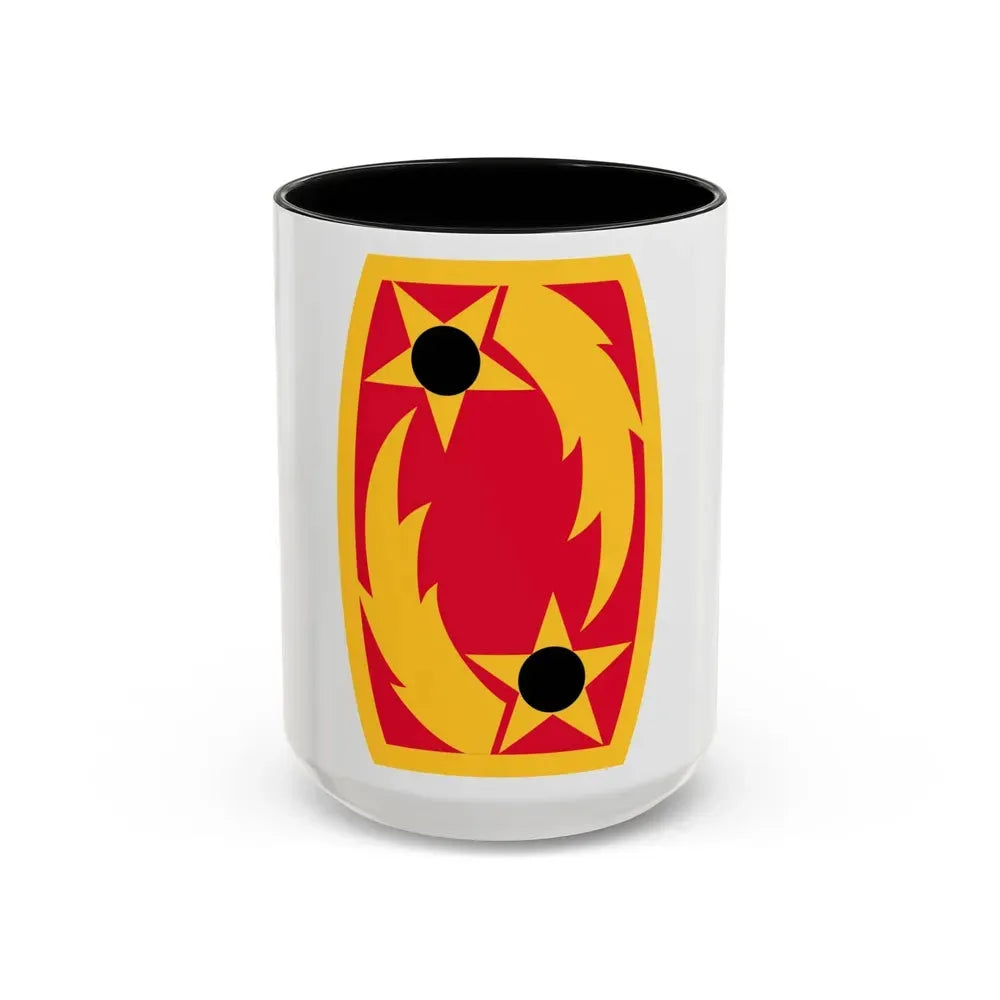 69th Air Defense Artillery Brigade (U.S. Army) Accent Coffee Mug 15oz Black - Go Mug Yourself