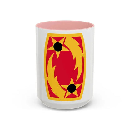 69th Air Defense Artillery Brigade (U.S. Army) Accent Coffee Mug 15oz Pink - Go Mug Yourself