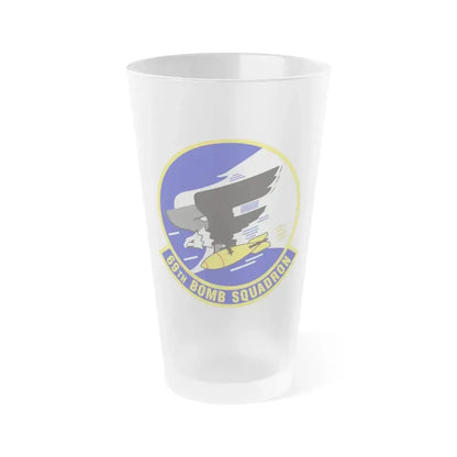 69th Bomb Squadron (U.S. Air Force) Frosted Pint Glass 16oz 16oz Frosted - Go Mug Yourself