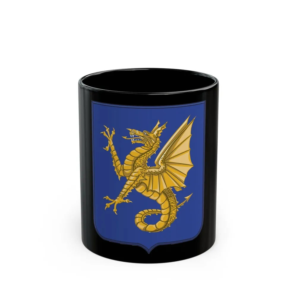 69th Infantry Regiment 2 (U.S. Army) Black Coffee Mug-11oz-Go Mug Yourself