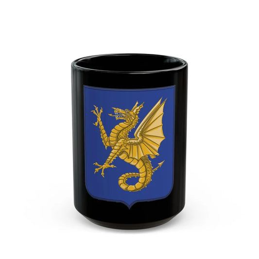 69th Infantry Regiment 2 (U.S. Army) Black Coffee Mug-15oz-Go Mug Yourself