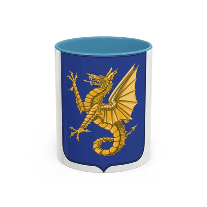 69th Infantry Regiment 2 (U.S. Army) Accent Coffee Mug 11oz Light Blue - Go Mug Yourself