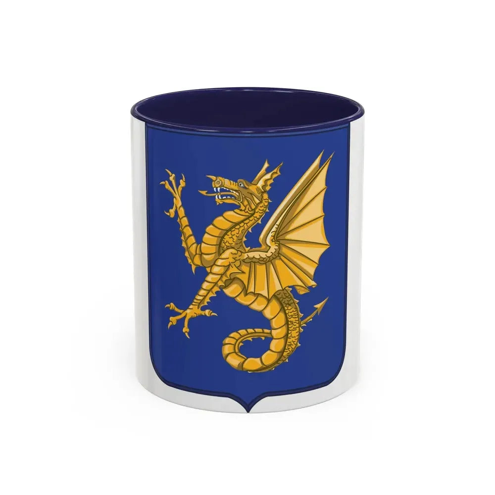 69th Infantry Regiment 2 (U.S. Army) Accent Coffee Mug 11oz Navy - Go Mug Yourself