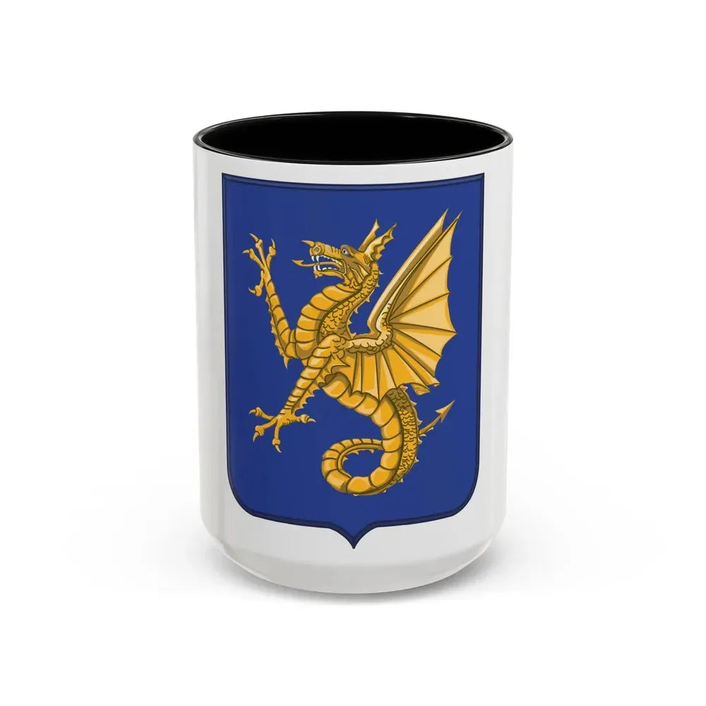 69th Infantry Regiment 2 (U.S. Army) Accent Coffee Mug 15oz Black - Go Mug Yourself