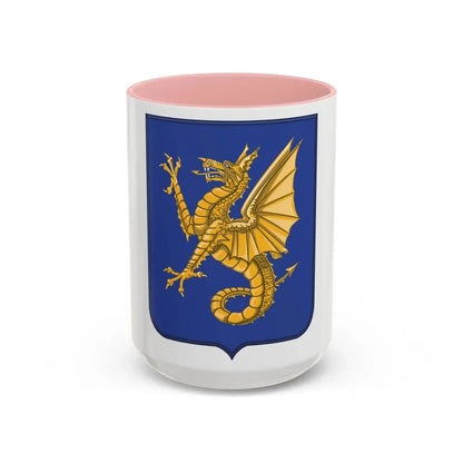 69th Infantry Regiment 2 (U.S. Army) Accent Coffee Mug 15oz Pink - Go Mug Yourself