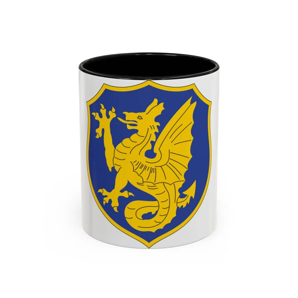 69th Infantry Regiment (U.S. Army) Accent Coffee Mug-11oz-Black-Go Mug Yourself