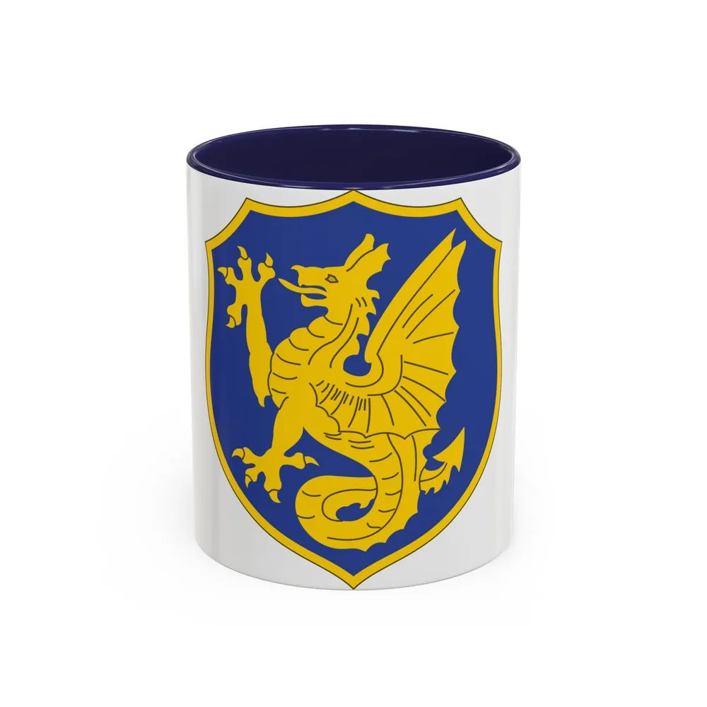 69th Infantry Regiment (U.S. Army) Accent Coffee Mug-11oz-Navy-Go Mug Yourself