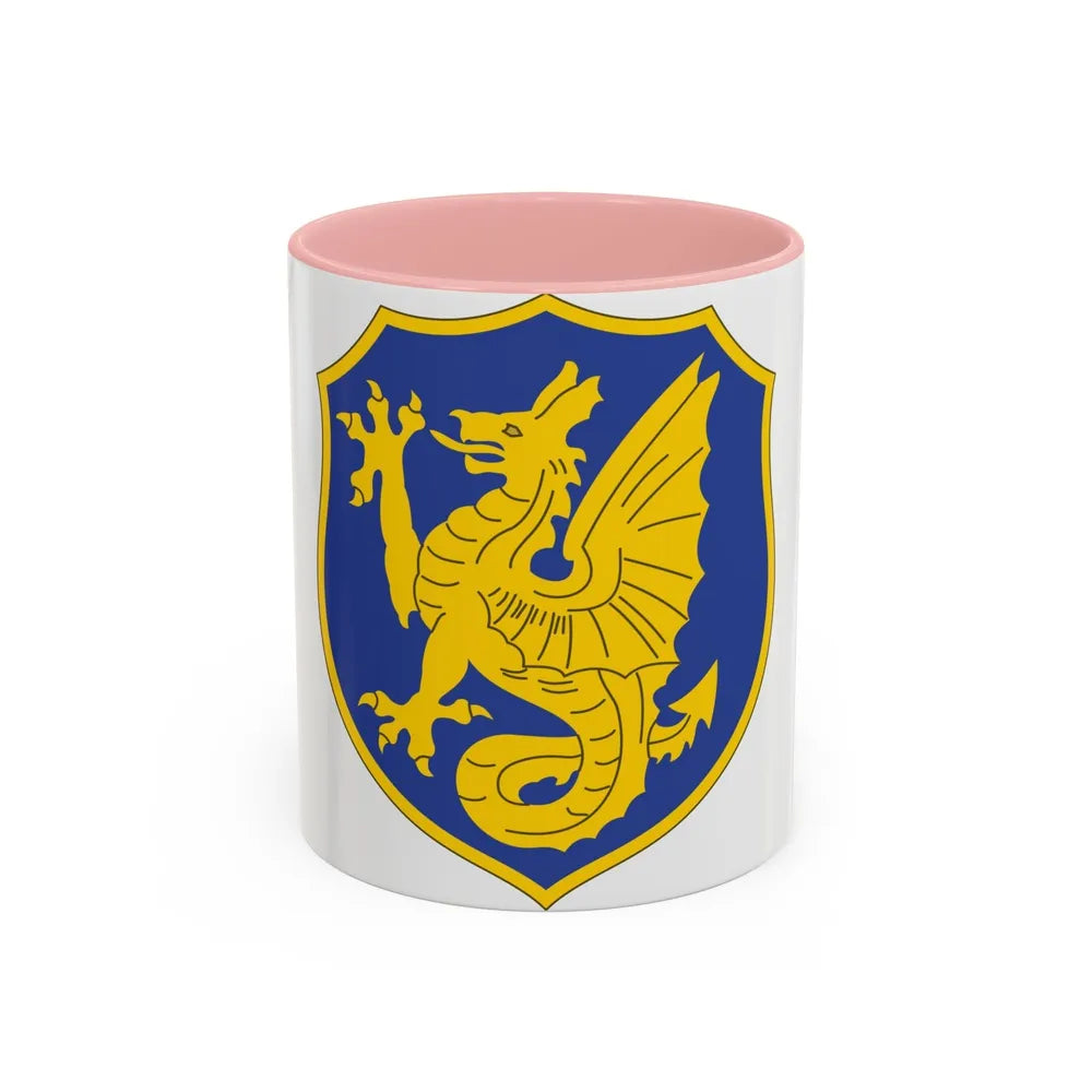 69th Infantry Regiment (U.S. Army) Accent Coffee Mug-11oz-Pink-Go Mug Yourself