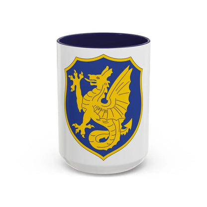 69th Infantry Regiment (U.S. Army) Accent Coffee Mug-15oz-Navy-Go Mug Yourself