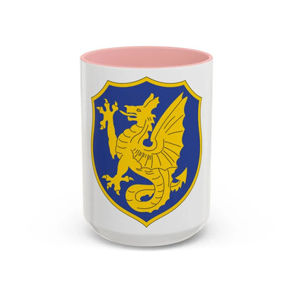 69th Infantry Regiment (U.S. Army) Accent Coffee Mug-15oz-Pink-Go Mug Yourself