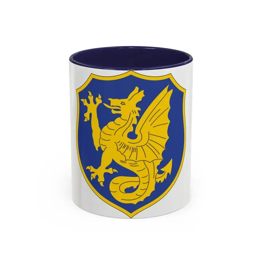 69th Infantry Regiment (U.S. Army) Accent Coffee Mug 11oz Navy - Go Mug Yourself