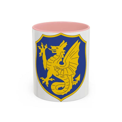 69th Infantry Regiment (U.S. Army) Accent Coffee Mug 11oz Pink - Go Mug Yourself