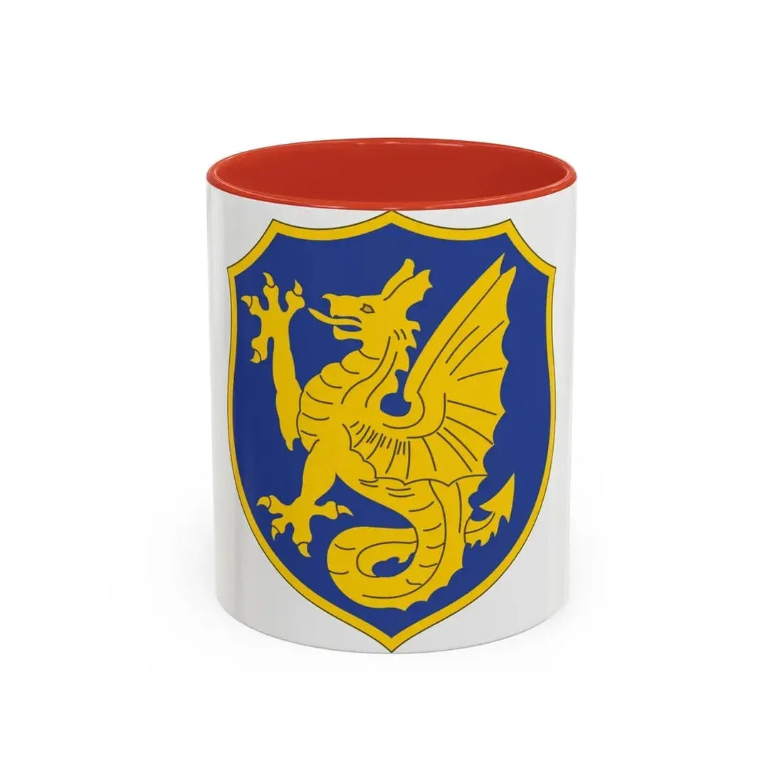 69th Infantry Regiment (U.S. Army) Accent Coffee Mug 11oz Red - Go Mug Yourself