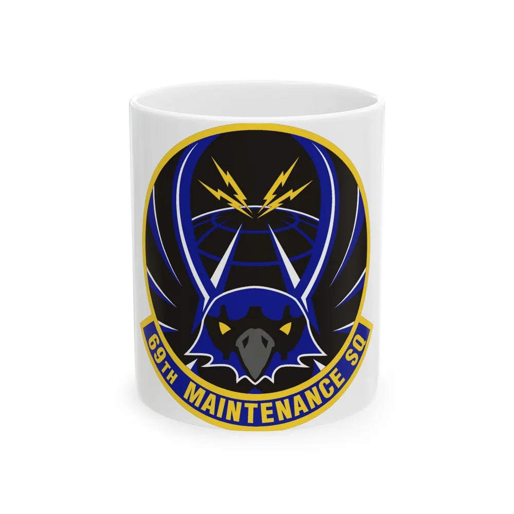 69th Maintenance Squadron (U.S. Air Force) White Coffee Mug-11oz-Go Mug Yourself