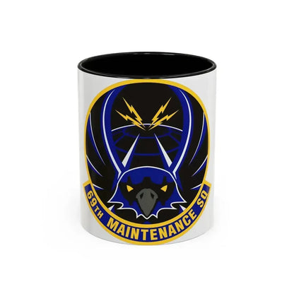 69th Maintenance Squadron (U.S. Air Force) Accent Coffee Mug 11oz Black - Go Mug Yourself