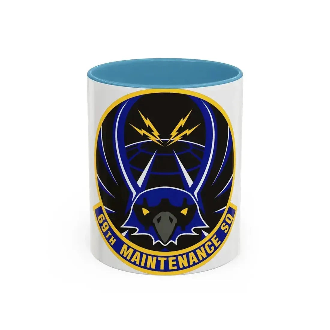 69th Maintenance Squadron (U.S. Air Force) Accent Coffee Mug 11oz Light Blue - Go Mug Yourself