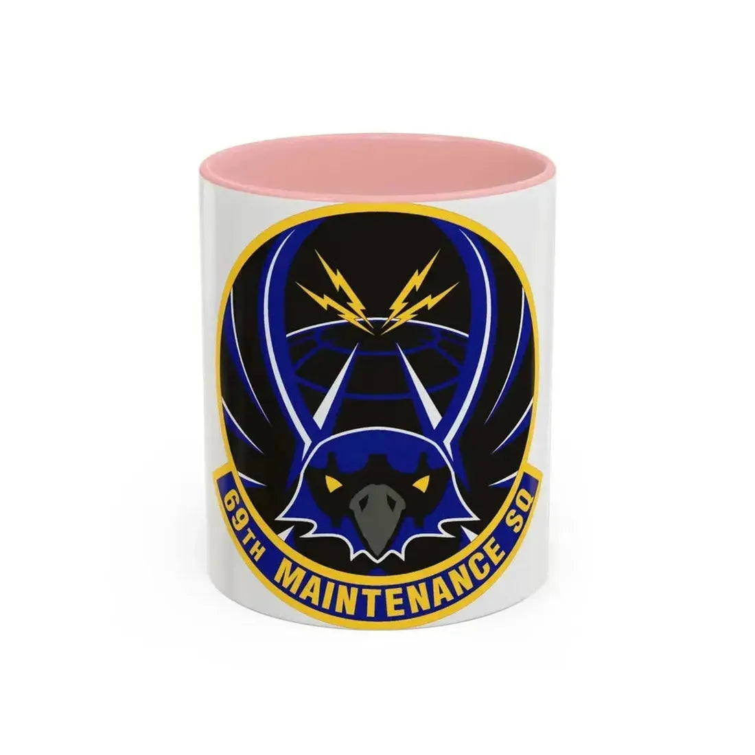 69th Maintenance Squadron (U.S. Air Force) Accent Coffee Mug 11oz Pink - Go Mug Yourself