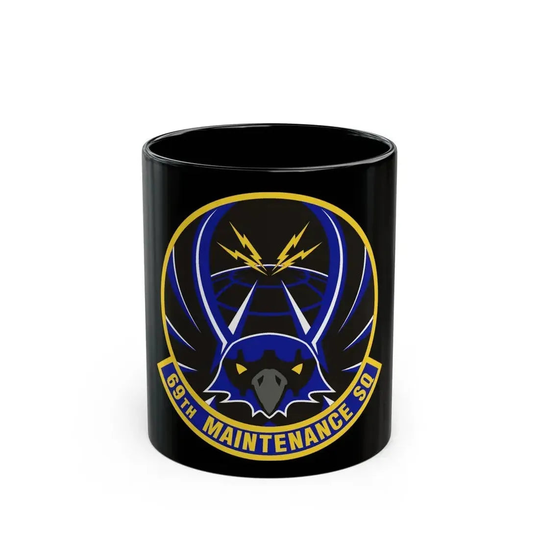 69th Maintenance Squadron (U.S. Air Force) Black Coffee Mug 11oz - Go Mug Yourself