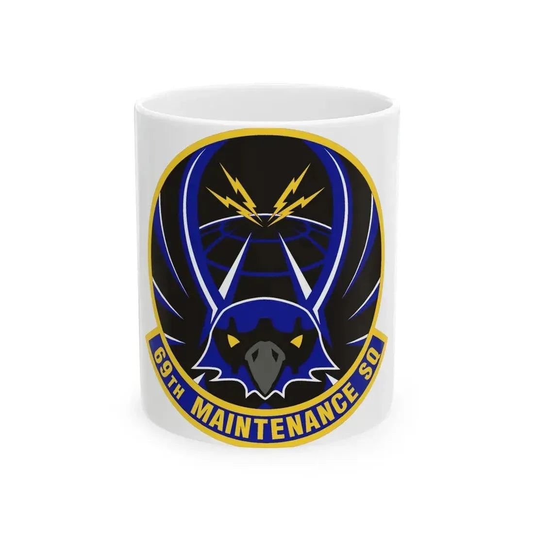 69th Maintenance Squadron (U.S. Air Force) White Coffee Mug 11oz - Go Mug Yourself