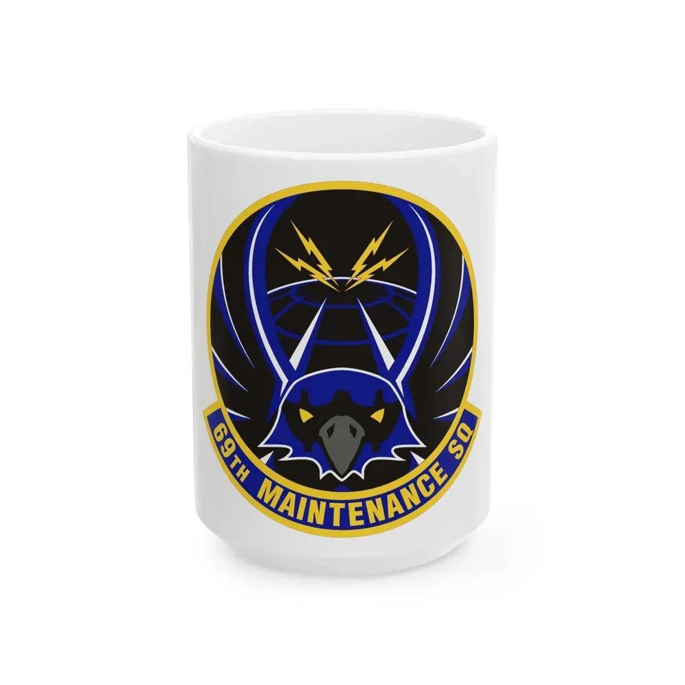 69th Maintenance Squadron (U.S. Air Force) White Coffee Mug 15oz - Go Mug Yourself