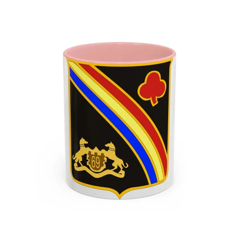 69th New York Infantry Regiment (U.S. Army) Accent Coffee Mug 11oz Pink - Go Mug Yourself