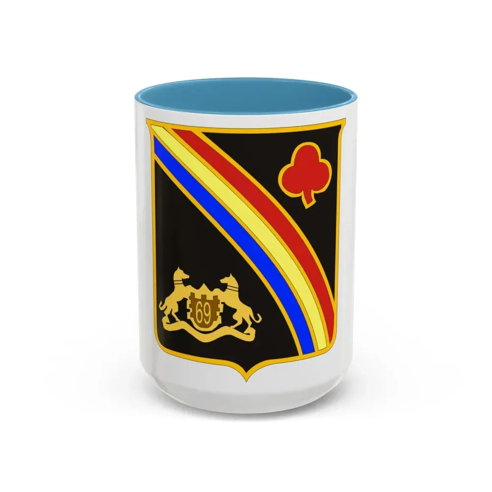 69th New York Infantry Regiment (U.S. Army) Accent Coffee Mug 15oz Light Blue - Go Mug Yourself