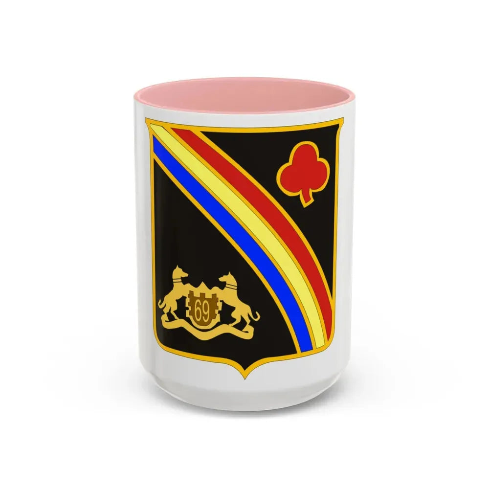 69th New York Infantry Regiment (U.S. Army) Accent Coffee Mug 15oz Pink - Go Mug Yourself