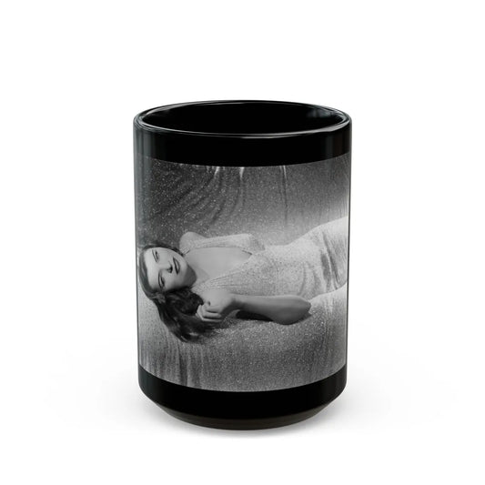 Ella Raines #149 1 (Vintage Female Icon) Black Coffee Mug-15oz-Go Mug Yourself