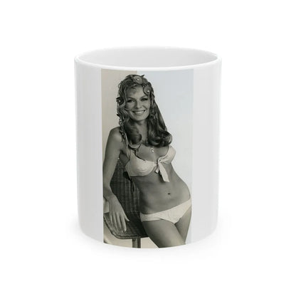 Julie Ege #112 (Vintage Female Icon) White Coffee Mug-11oz-Go Mug Yourself