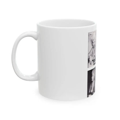 Barbara Nichols #369 (Vintage Female Icon) White Coffee Mug-Go Mug Yourself