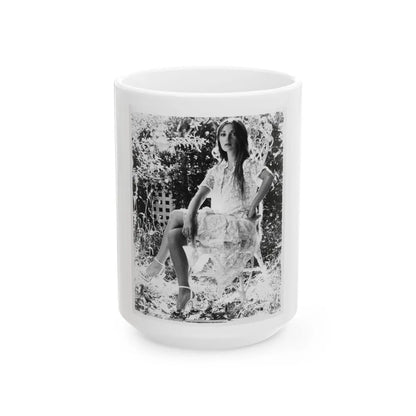 Jane Seymour #32 (Vintage Female Icon) White Coffee Mug-15oz-Go Mug Yourself