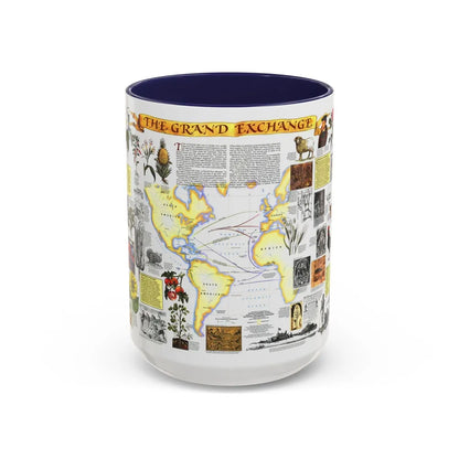 The Grand Exchange (1992) (Map) Accent Coffee Mug-15oz-Navy-Go Mug Yourself