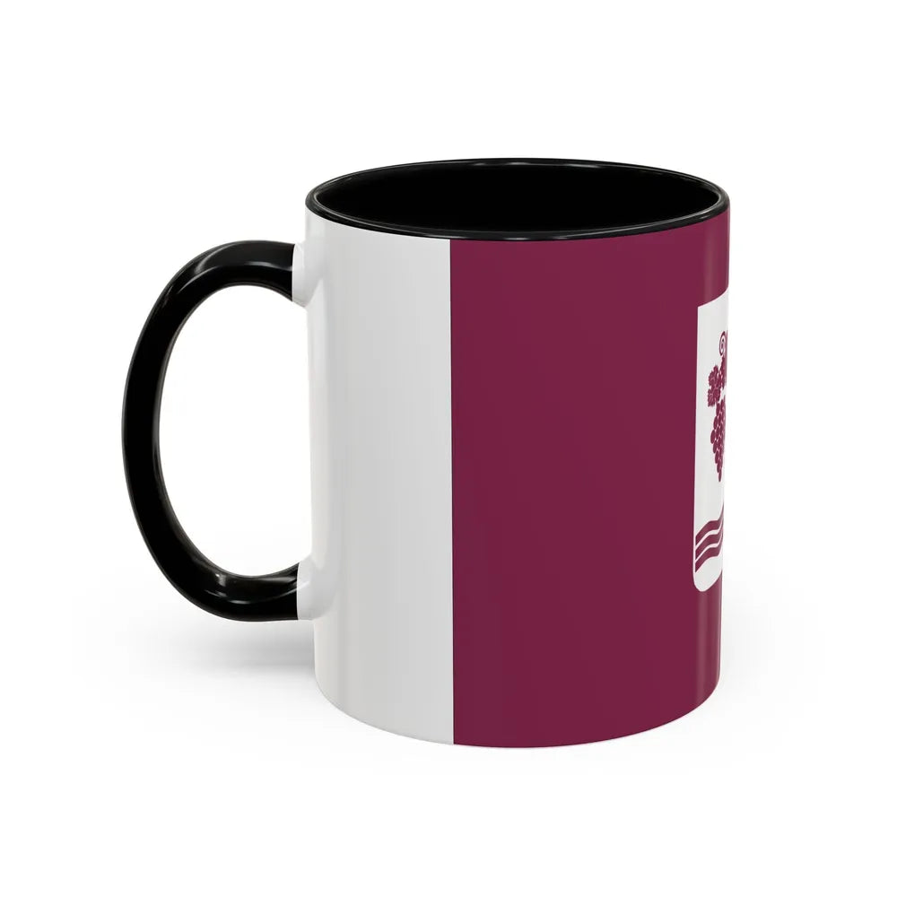 Flag of Ambrolauri Georgia - Accent Coffee Mug-Go Mug Yourself