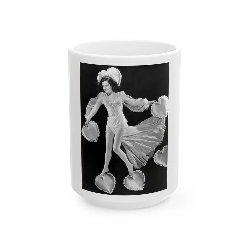 Cathy Downs #29 (Vintage Female Icon) White Coffee Mug-15oz-Go Mug Yourself