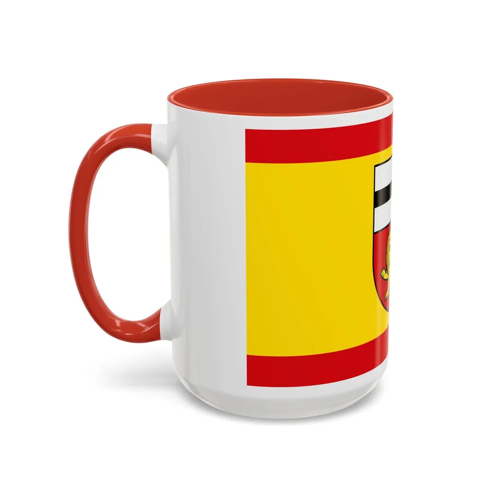 Flag of Bonn Germany - Accent Coffee Mug-Go Mug Yourself