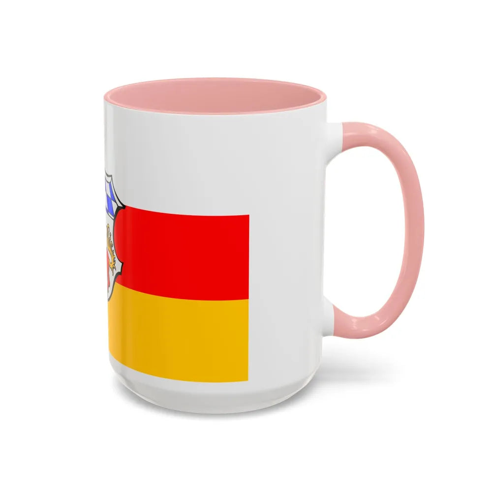 Flag of Erding Germany - Accent Coffee Mug-Go Mug Yourself