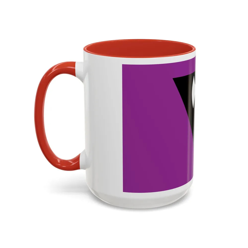 Labrys Lesbian Pride Flag - Accent Coffee Mug-Go Mug Yourself