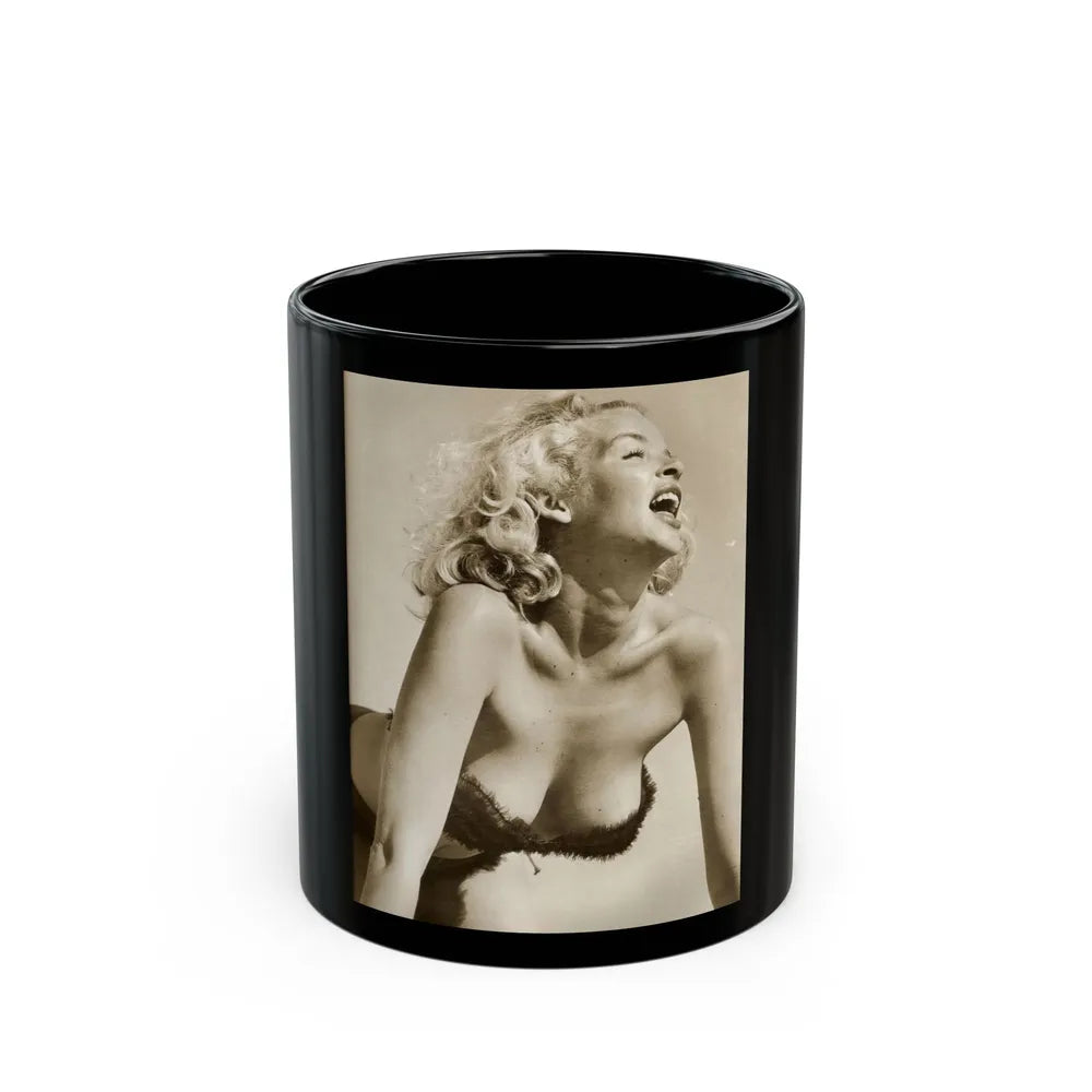 Eve Meyer #49 (Vintage Female Icon) Black Coffee Mug-11oz-Go Mug Yourself