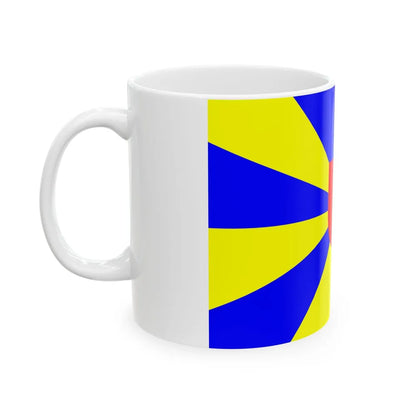 Flag of West Flanders Belgium - White Coffee Mug-Go Mug Yourself